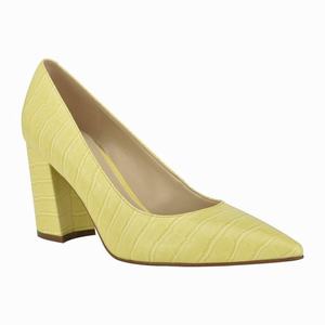 Nine West Cara Dress Pumps - Light Yellow - Ireland (WL7364291)